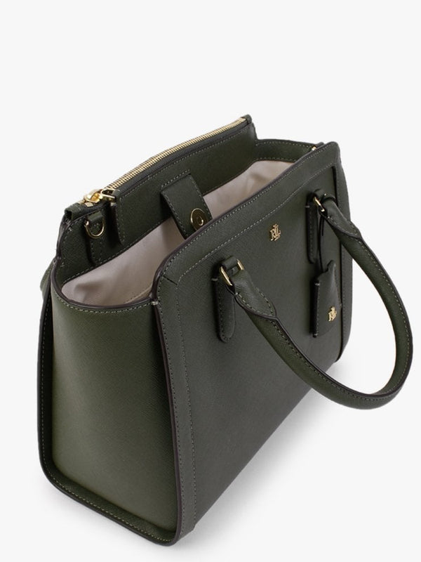Brooke 27 Olive Leather Satchel Bag