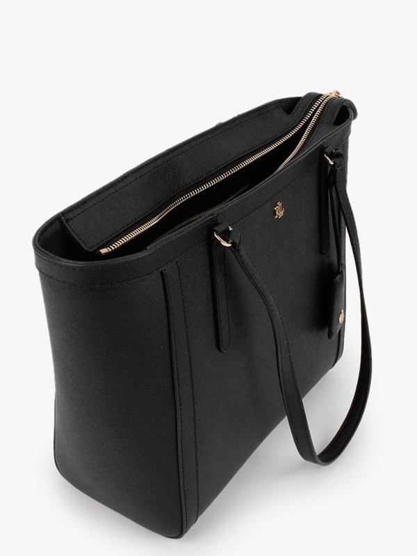 Clare 25 Black Leather Tote Bag