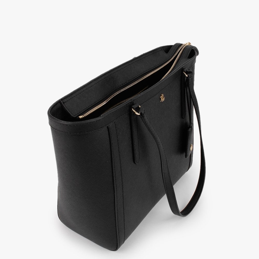 Clare 25 Black Leather Tote Bag