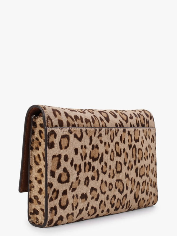 Evan 27 Leopard Calf Hair Clutch Bag