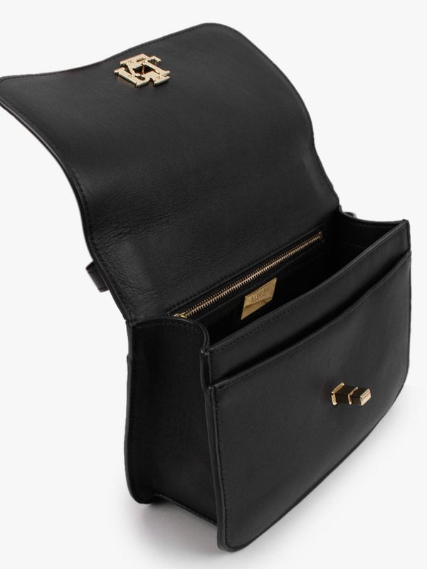 Sophee 22 Black Leather Shoulder Bag
