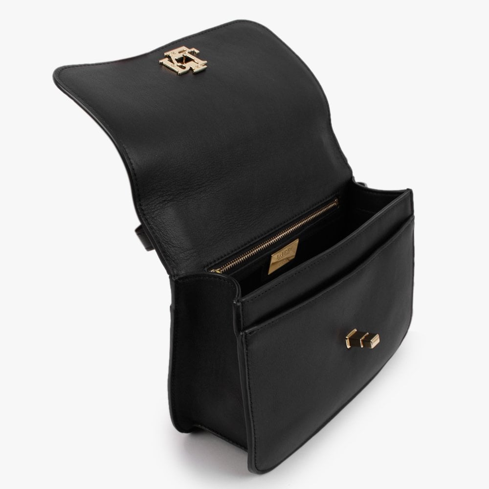 Sophee 22 Black Leather Shoulder Bag