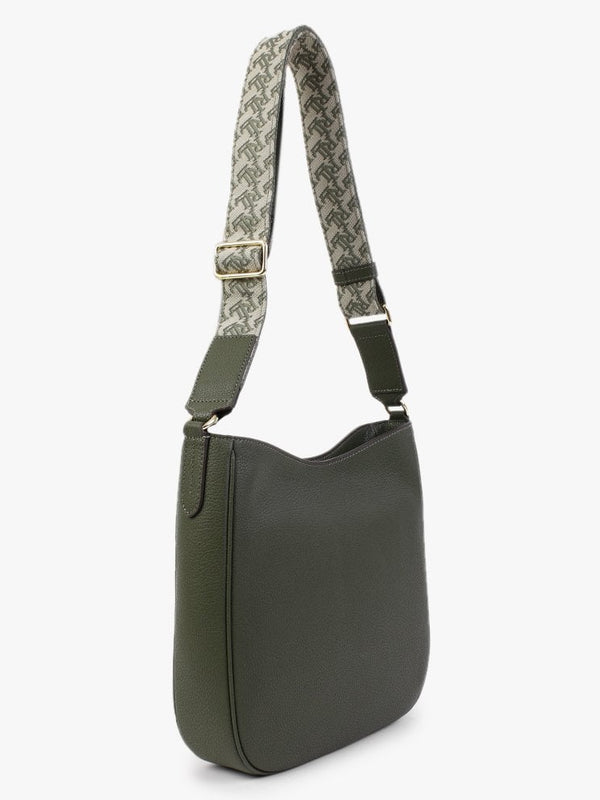 Cameryn 29 Olive Leather Cross-Body Bag