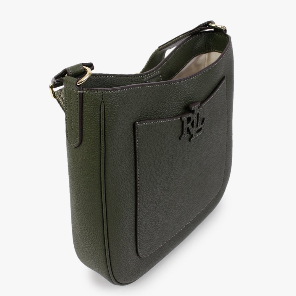 Cameryn 29 Olive Leather Cross-Body Bag