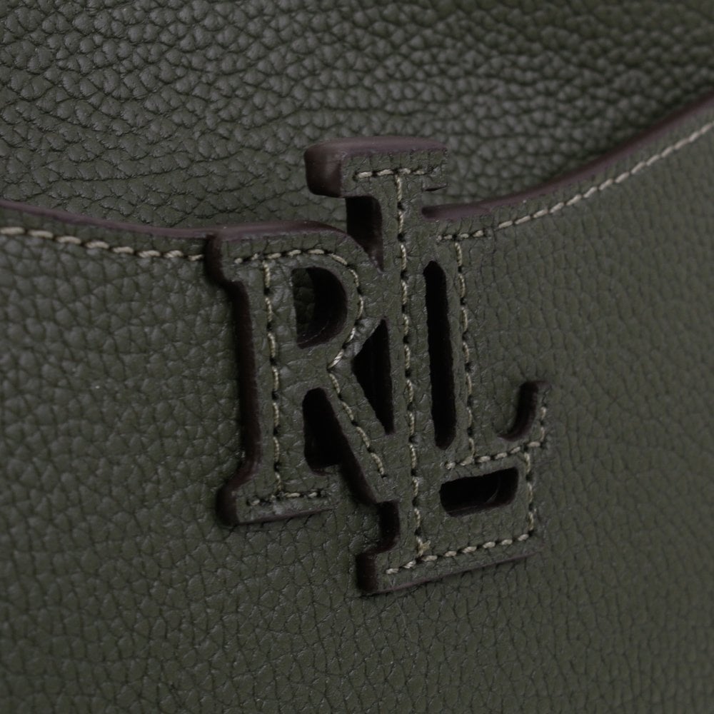 Cameryn 29 Olive Leather Cross-Body Bag