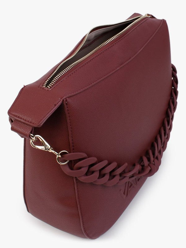 Noodles Bordeaux Hobo Bag