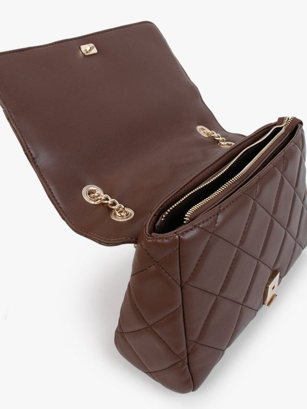Ada Caffe Quilted Satchel Bag