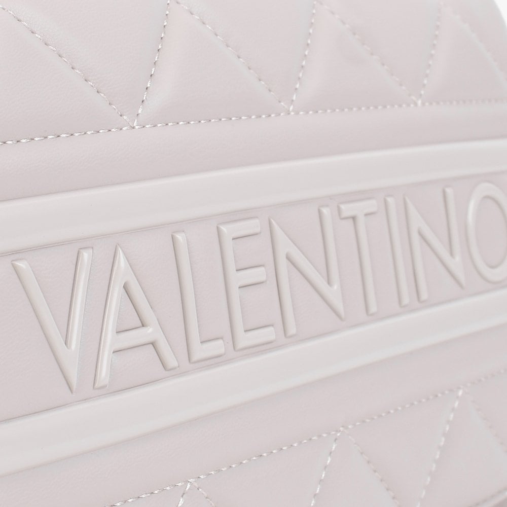Ada Ecru Quilted Satchel Bag