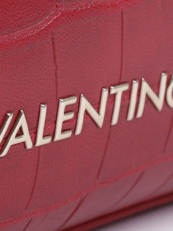 Mini Satai Rosso Moc Croc Tote Bag