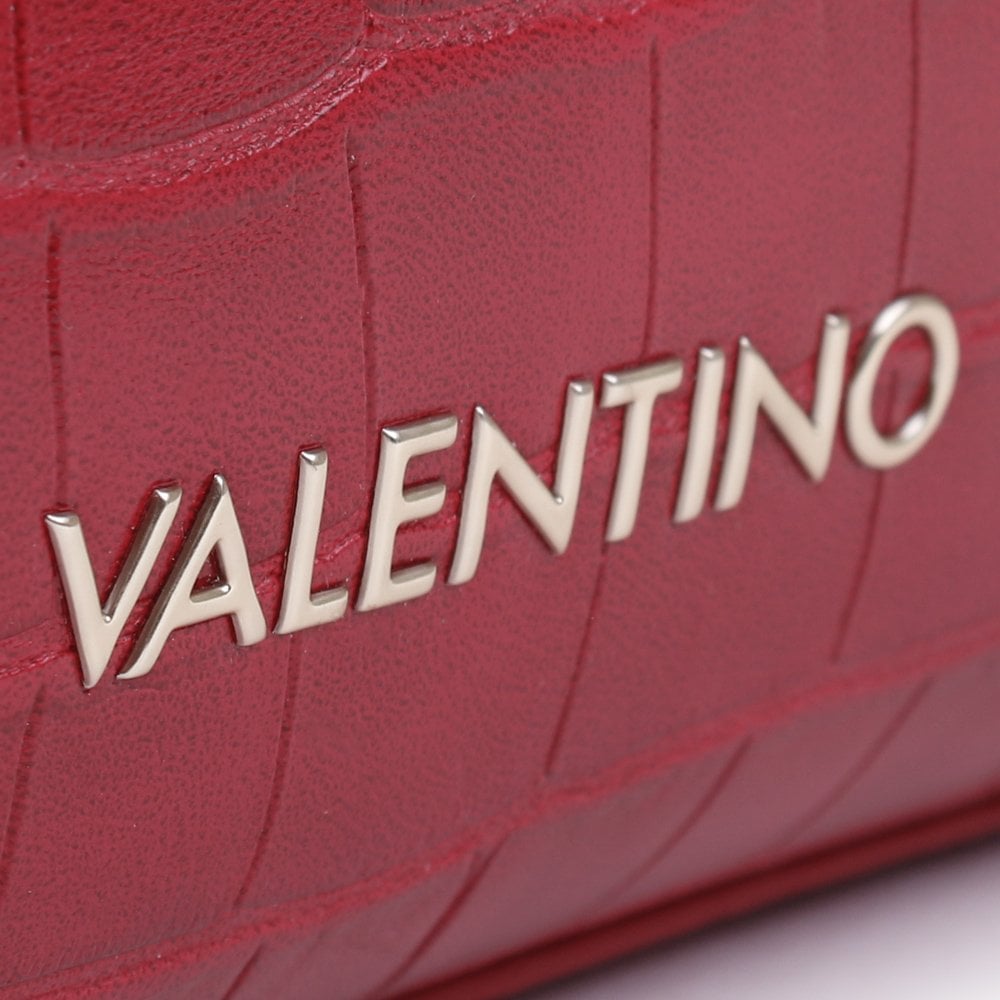 Mini Satai Rosso Moc Croc Tote Bag