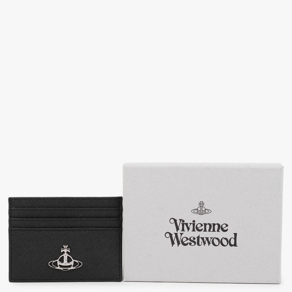 Black Saffiano Leather Card Holder