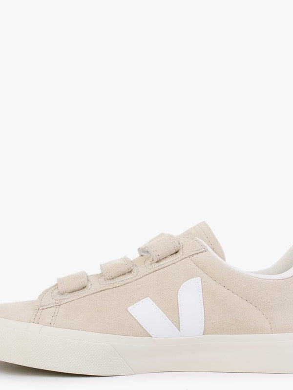 Recife Logo Chromefree Suede Almond White Trainers