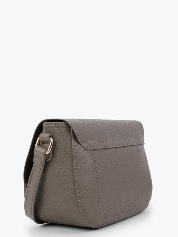 Superman Taupe Pebbled Saddle Bag