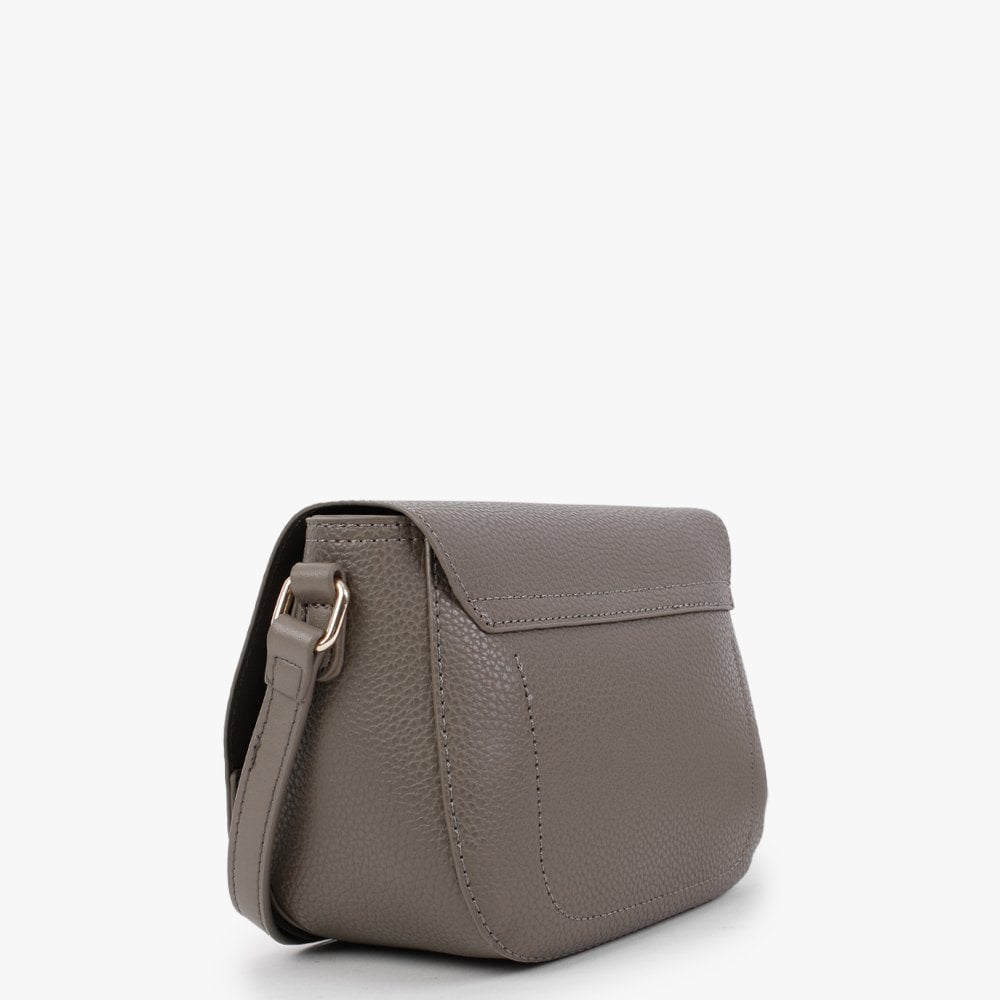 Superman Taupe Pebbled Saddle Bag