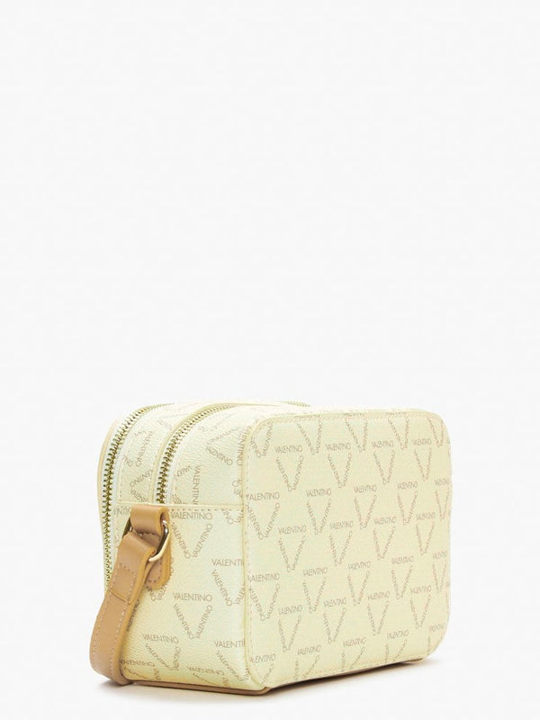 Liuto Ecru Multi Logo Camera Bag