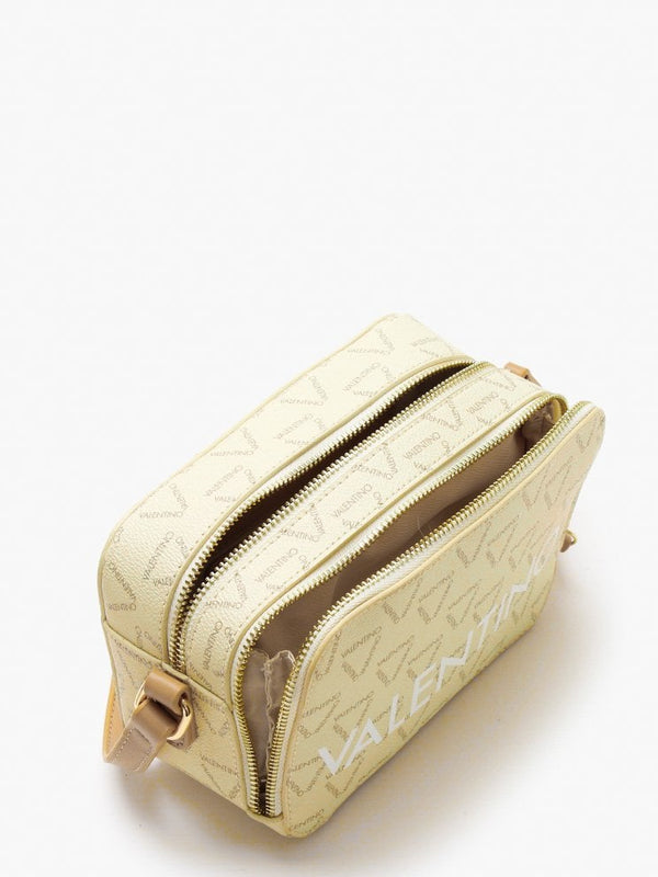 Liuto Ecru Multi Logo Camera Bag