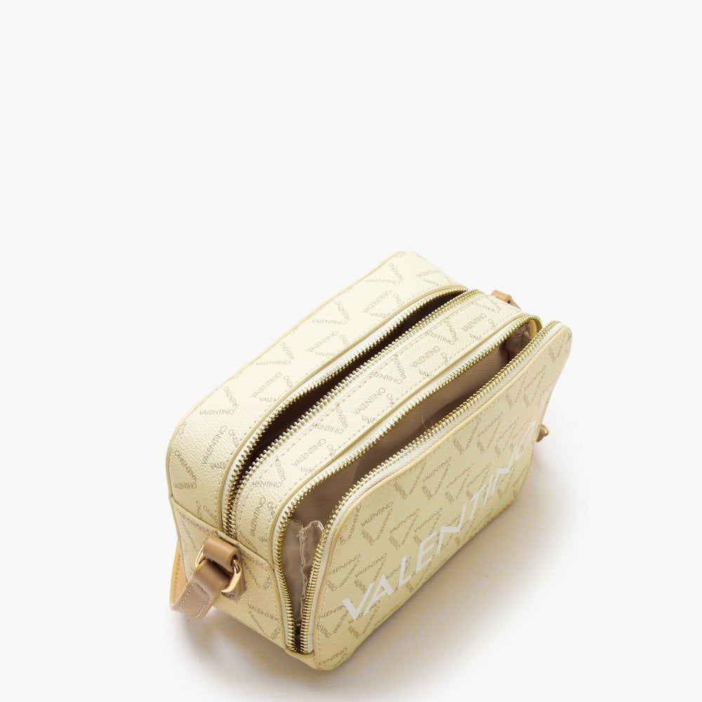 Liuto Ecru Multi Logo Camera Bag