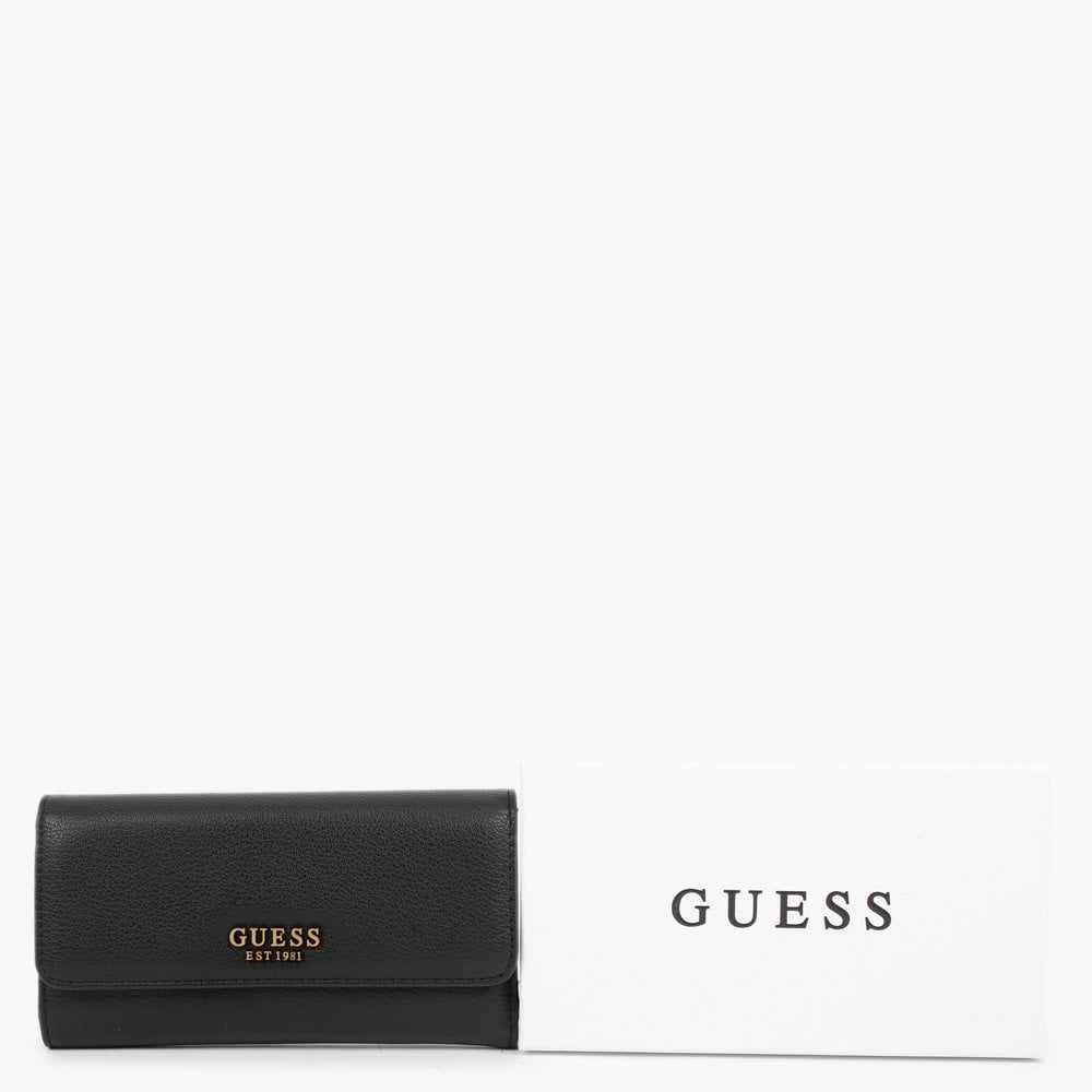 Kristle Black Trifold Pocket Wallet