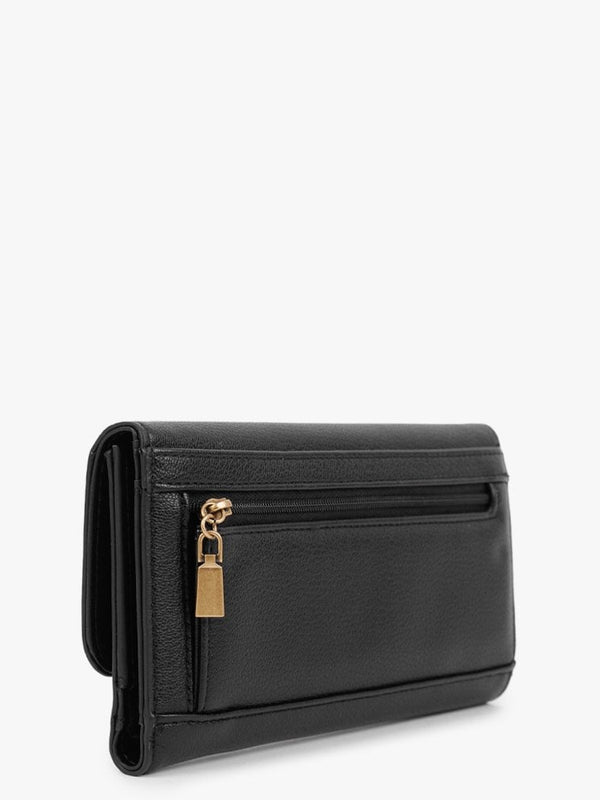 Kristle Black Trifold Pocket Wallet