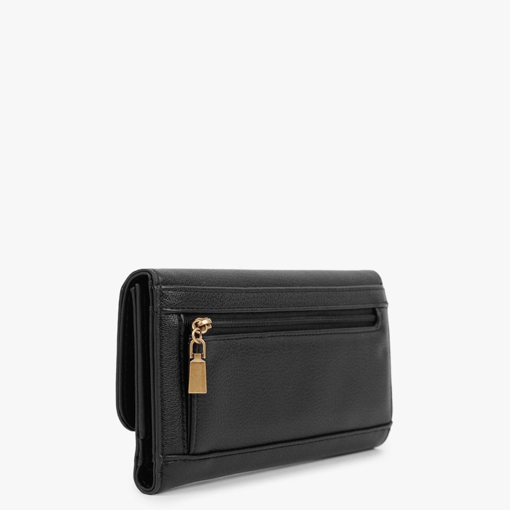 Kristle Black Trifold Pocket Wallet
