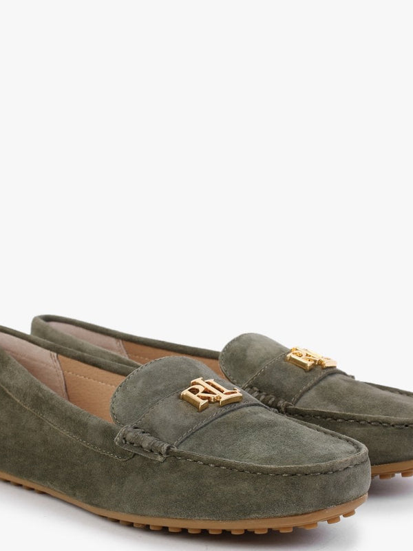 Barnsbury Classic Olive Suede Loafers
