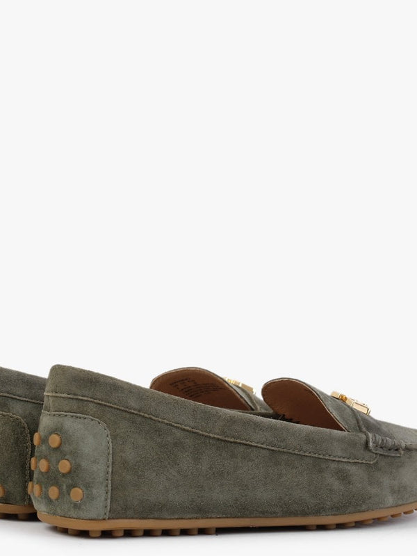 Barnsbury Classic Olive Suede Loafers
