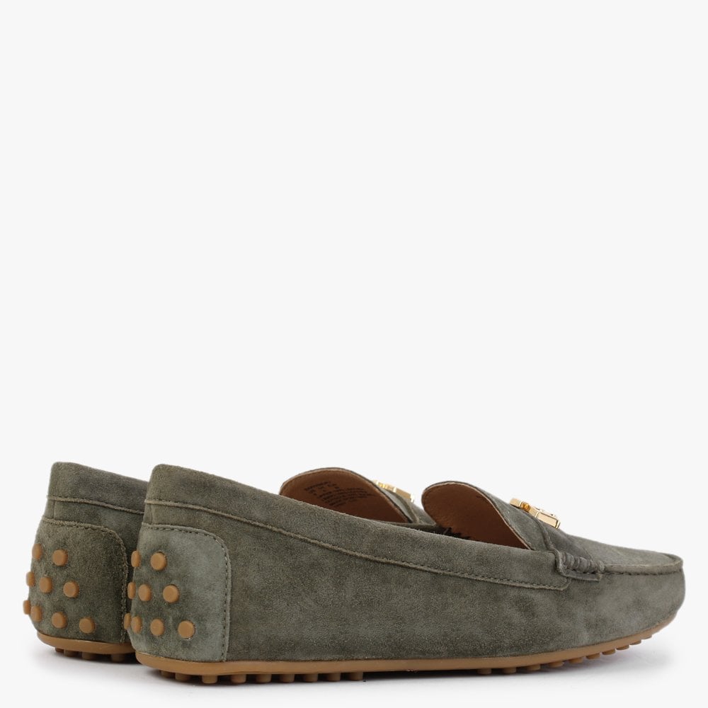 Barnsbury Classic Olive Suede Loafers