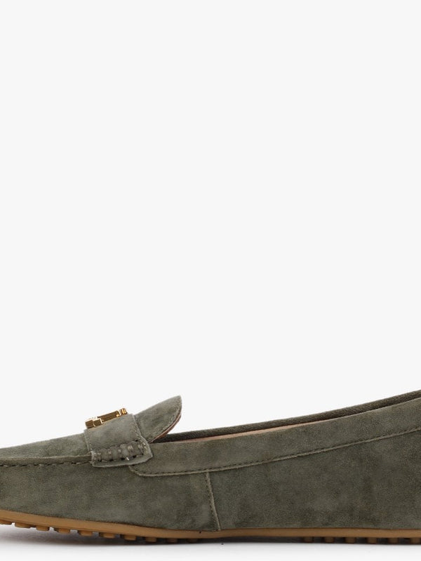 Barnsbury Classic Olive Suede Loafers