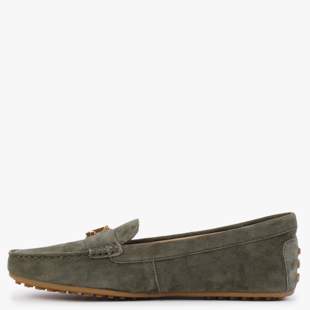 Barnsbury Classic Olive Suede Loafers