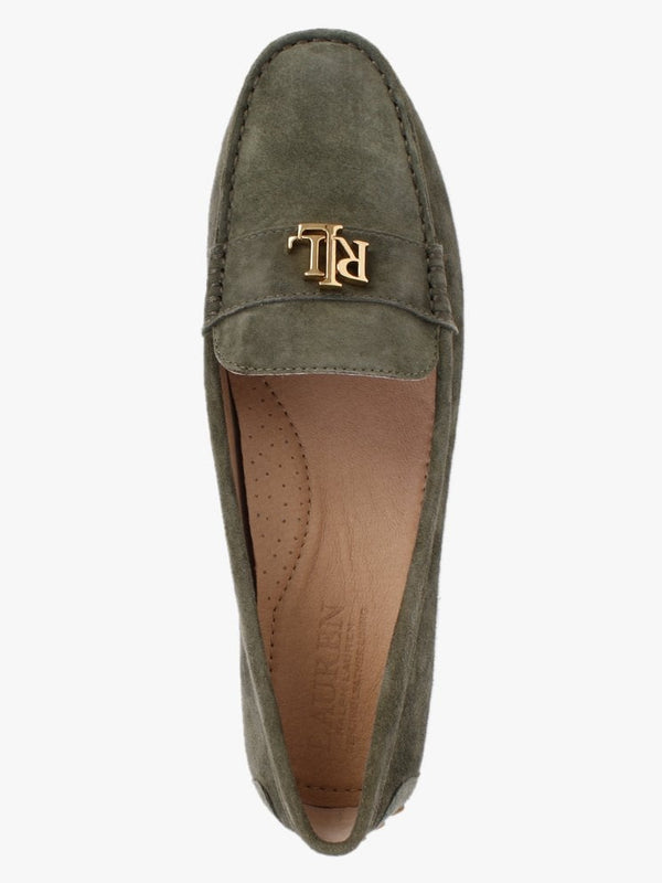 Barnsbury Classic Olive Suede Loafers