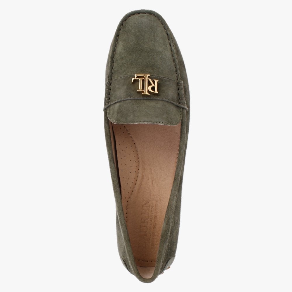 Barnsbury Classic Olive Suede Loafers