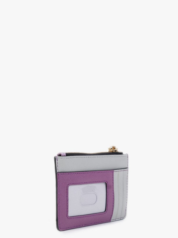 Snapshot Top Zip Regal Orchid Multi Leather Wallet