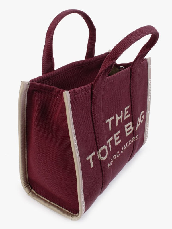 The Jacquard Small Traveler Merlot Tote Bag