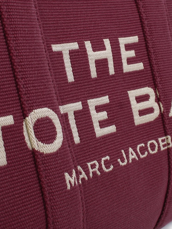 The Jacquard Small Traveler Merlot Tote Bag