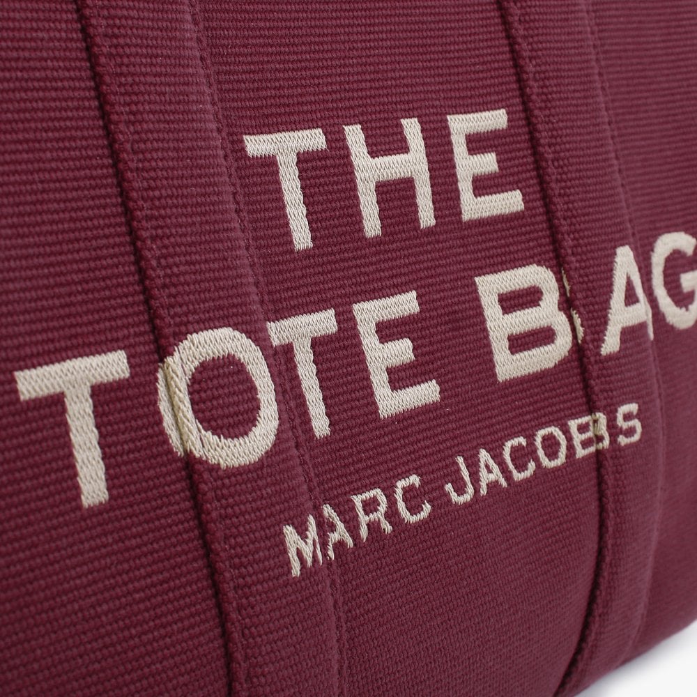 The Jacquard Small Traveler Merlot Tote Bag