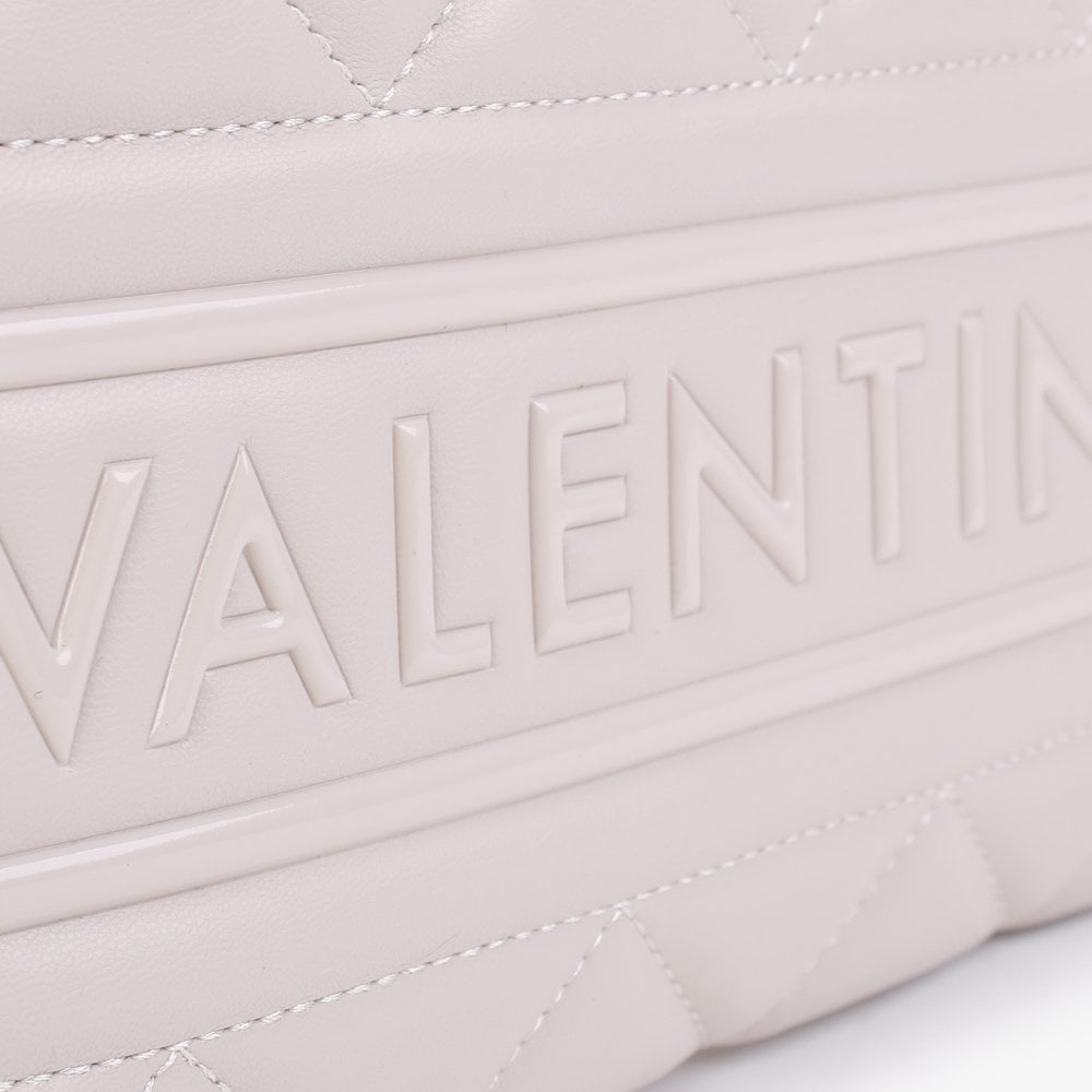 Ada Ecru Quilted Cross-Body Bag