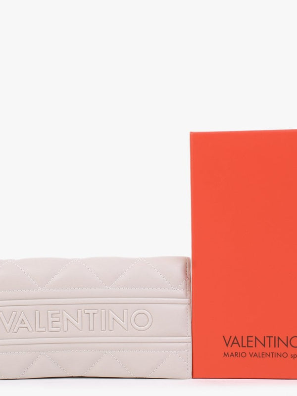 Ada Ecru Quilted Wallet
