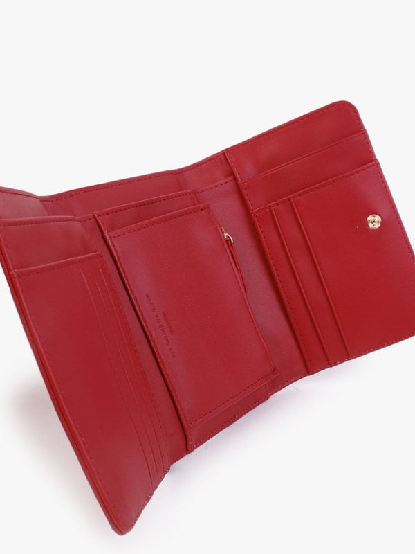 Satai Bifold Rosso Moc Croc Purse