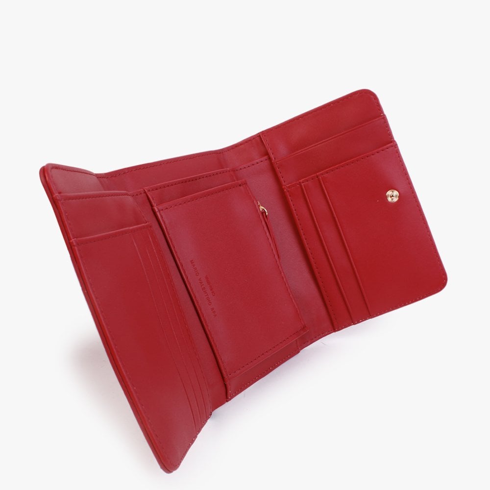 Satai Bifold Rosso Moc Croc Purse