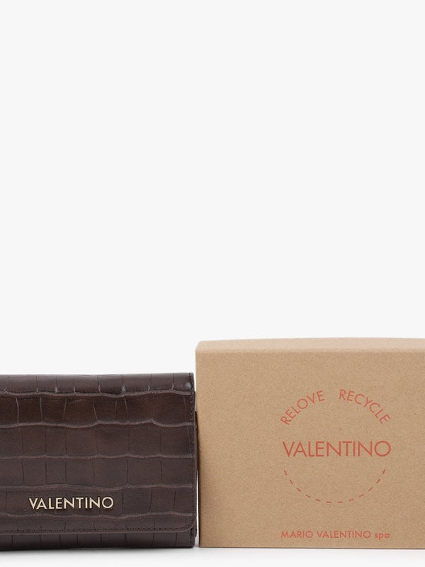 Satai Bifold Caffe Moc Croc Purse