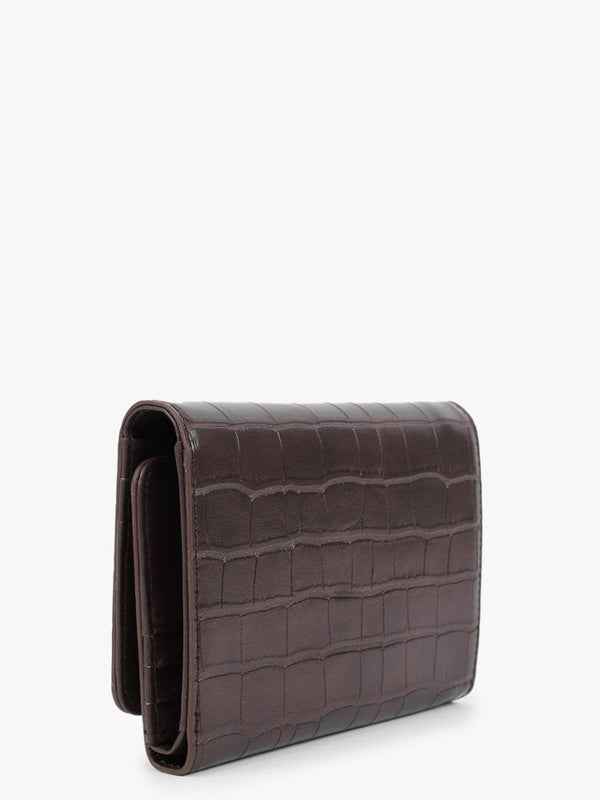 Satai Bifold Caffe Moc Croc Purse