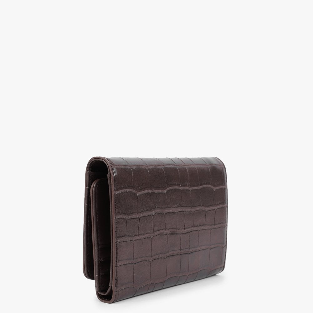 Satai Bifold Caffe Moc Croc Purse
