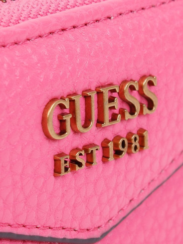 Large Eco Brenton Bright Pink Zip Around Wallet