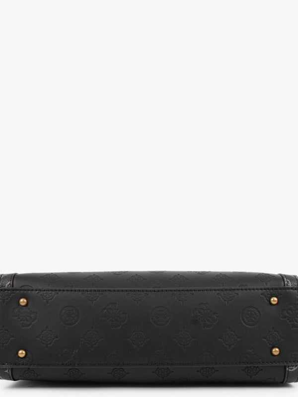 Girlfriend Black Logo Multi Satchel Bag
