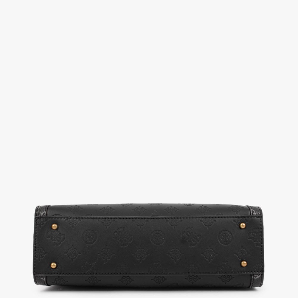 Girlfriend Black Logo Multi Satchel Bag
