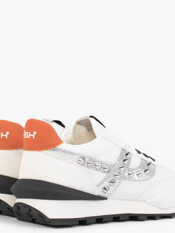 Spider 168 Studs White Silver Eco Trainers