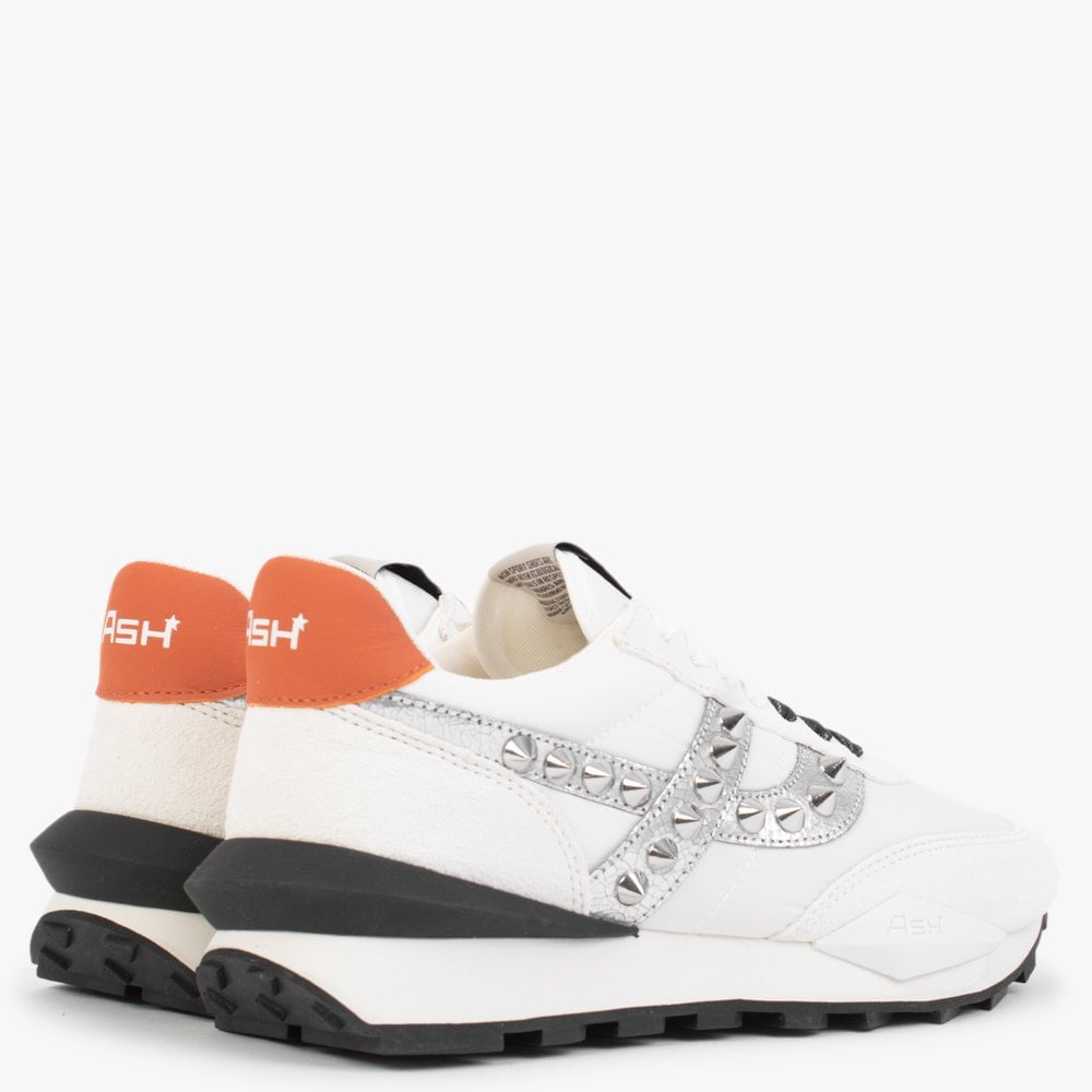Spider 168 Studs White Silver Eco Trainers