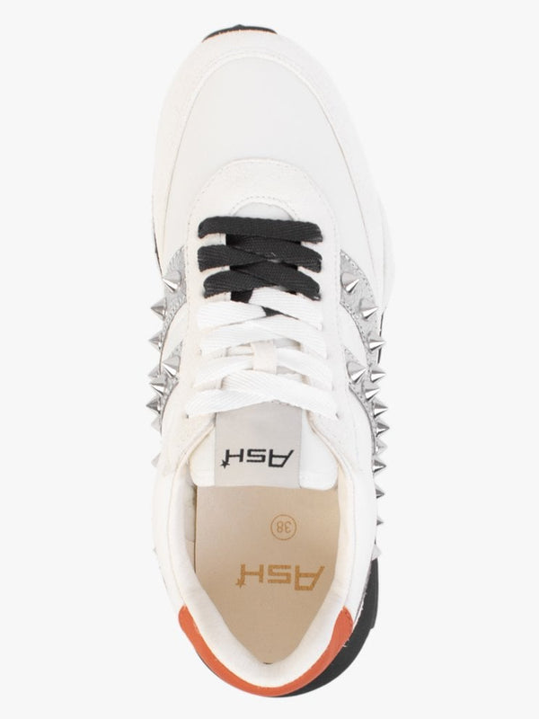 Spider 168 Studs White Silver Eco Trainers