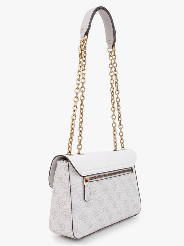 Rossana Convertible Dove Multi Logo Cross-Body Bag