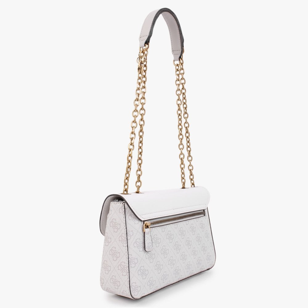 Rossana Convertible Dove Multi Logo Cross-Body Bag